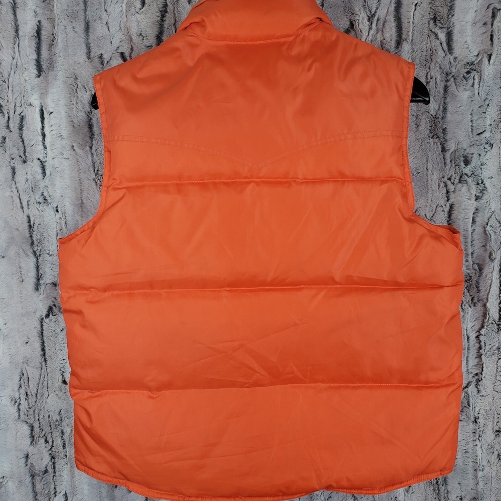 Powder River Outfitters Panhandle‎ Slim DOWN Puffer Vest Sz M Med Hunter Orange - Picture 3 of 9